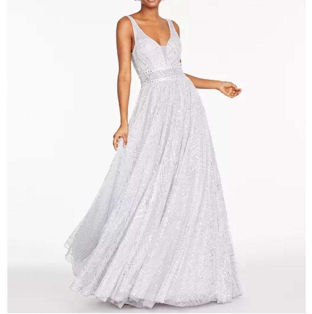 Silver Prom Dress